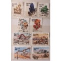 Namibia - 1991 - 1st Definitive (Mines and Minerals) - 9 Used stamps