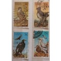 South West Africa - 1975 - Protected Birds of Prey - Set of 4 Used stamps