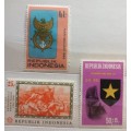 Indonesia - Mixed Lot of 3 Unused stamps