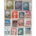 Germany - Mixed Lot of 15 Used stamps