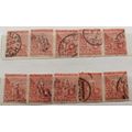 Cape of Good Hope - One Penny - Mixed Lot of 10 Used stamps