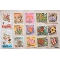 Rhodesia - Theme: Flowers - 14 Used stamps