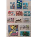 Denmark - Mixed Lot of 12 Used stamps