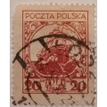 Poland - 1925-27 - Galleon - 1 Used Hinged stamp