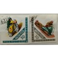 Hungary - 1962 - Auto and motorsports - 2 Cancelled Hinged stamps