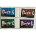 Basutoland - 1966 - Sir Winston Churchill - Omnibus Set of 4 Unused Hinged stamps