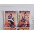 Chile - 1989 -  Indigenous People - Set of 2 Used stamps