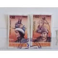Chile - 1989 -  Indigenous People - Set of 2 Used stamps