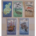 New Zealand 1978 Sea Resources Set of 5 Unused Hinged stamps