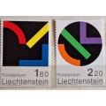 Liechtenstein 2001Contempory Art Set of 2 Mint stamps