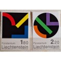 Liechtenstein 2001Contempory Art Set of 2 Mint stamps