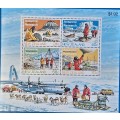 New Zealand 1984 Antartic Research Unused Hinged Miniature Sheet