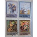 New Zealand 1973 Hodgkins Paintings Set of 4 Used Hinged stamps