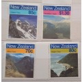 New Zealand 1988 Scenic Walkways Set of 4 Unused Hinged Stamps