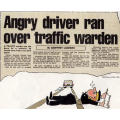 Getting Back At The Traffic Warden - John Fenton - Cartoons By Derek Hazeldine - Paperback