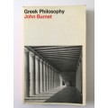Greek Philosophy, Thales To Plato, John Burnet, 1978