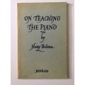 On Teaching The Piano, Hetty Bolton, 1954