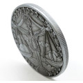 2019 Constellation Relief Commemorative Libra Bronze Plated Token Coin