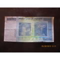 One Million Zimbabwe Dollar Note