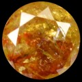 RARE Volcanic Fire  ! 100% Natural Fancy Red Orange Round Cut Diamond I2 : 0.50ct ! R44 800