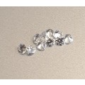 100% Natural Untreated VVS1/D Diamonds 1.30mm Diameter - Round Brilliant Cut BID PER DIAMOND
