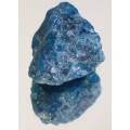 Huge Rough 47.59ct ! Madagascan Unheated and Untreated Natural Blue Apatite - Investment Rock !