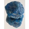 Huge Rough 47.59ct ! Madagascan Unheated and Untreated Natural Blue Apatite - Investment Rock !