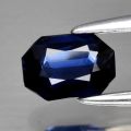 0.48ct Natural Mined Royal Blue Tanzanian Sapphire | Fancy Emerald Cut | Eye Clean