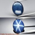 1.50ct Natural Mined Blue Six Ray Star Sapphire | Oval