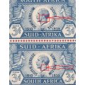 Union of SA SACC64-67. SIlver Jubilee Blocks with varieties and marks. Not to be seen again soon!