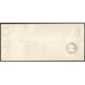 Union of South Africa- 1960- Private Cover -Addressed-Variety- dot on scalp Cancel- Postmark-