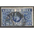 GB SG456 1935 Silver Jubilee - Used- Cancel- Postmark- Post Mark