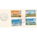 Zimbabwe 1966- 20th Anniversary of Central African Airways - Smaller FDC- Used- Cancel- Post Mark
