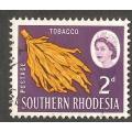 Southern Rhodesia- 2d- Used- Cancel- Variety- lighter shade