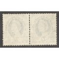 Rhodesia&Nyasaland 1d - Pair- Used- Cancel- Postmark- Post Mark