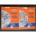 Stanley Gibbons Catalogue 1992/3 Volume 1 + 2 World stamps A-J, K-Z