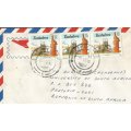 Zimbabwe -1986- Cancel- Used-Postmark- Post Mark- Front and Back of Cover(Cut Open)