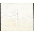 Zimbabwe - Cancel- Used-Postmark- Post Mark- Front and Back of Cover(Cut Open)