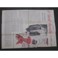 Ephemera - Newspaper Clipping of 1948 - 2 x Half Page makes up 1 page( Front and Back)