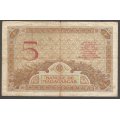 Bank Note- Used- 1937 Madagascar- Sold As Is (P-35a.2)