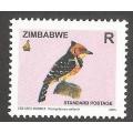 Zimbabwe 2005 - Bird Series- `R` Standard Postage- Crested Barbet- MNH
