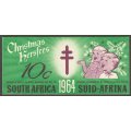 Republic of South Africa - 1964- Christmas Stamp Booklet- 10c- Unused- Complete