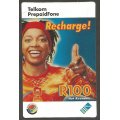 Telkom Phonecard- R100-  Vintage- Collectable- Sold As Is