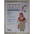 Dolls of The World- No 73 - Porcelain Doll- Cameroon- Cameroon Costume + Collector`s Guide