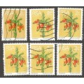 Republic of South Africa Grouping of  2nd Definitive 2c Postmarks / Cancel
