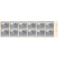 Union of South Africa SACC46 3d Half sheet Sheet number and Arrow
