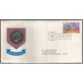 British Virgin Islands FDC with Coin. 1973 First Coin Mintage 50 cents