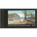 Montserrat Caribbean Artifacts. Souvenir Booklet of self adhesive Stamps