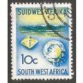 South West Africa  SACC208c Pink back - Used- Cancel- Post mark- Postmark-Thematic