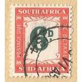 Union of South Africa SACC42 - Used- Cancel- Postmark- Post mark- Thematic